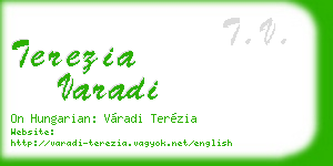 terezia varadi business card