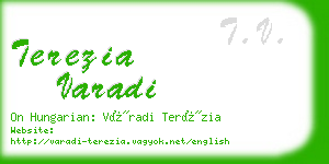 terezia varadi business card